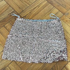 Sequinned  Mini Skirt- NYE or Christmas perfect!! Size M